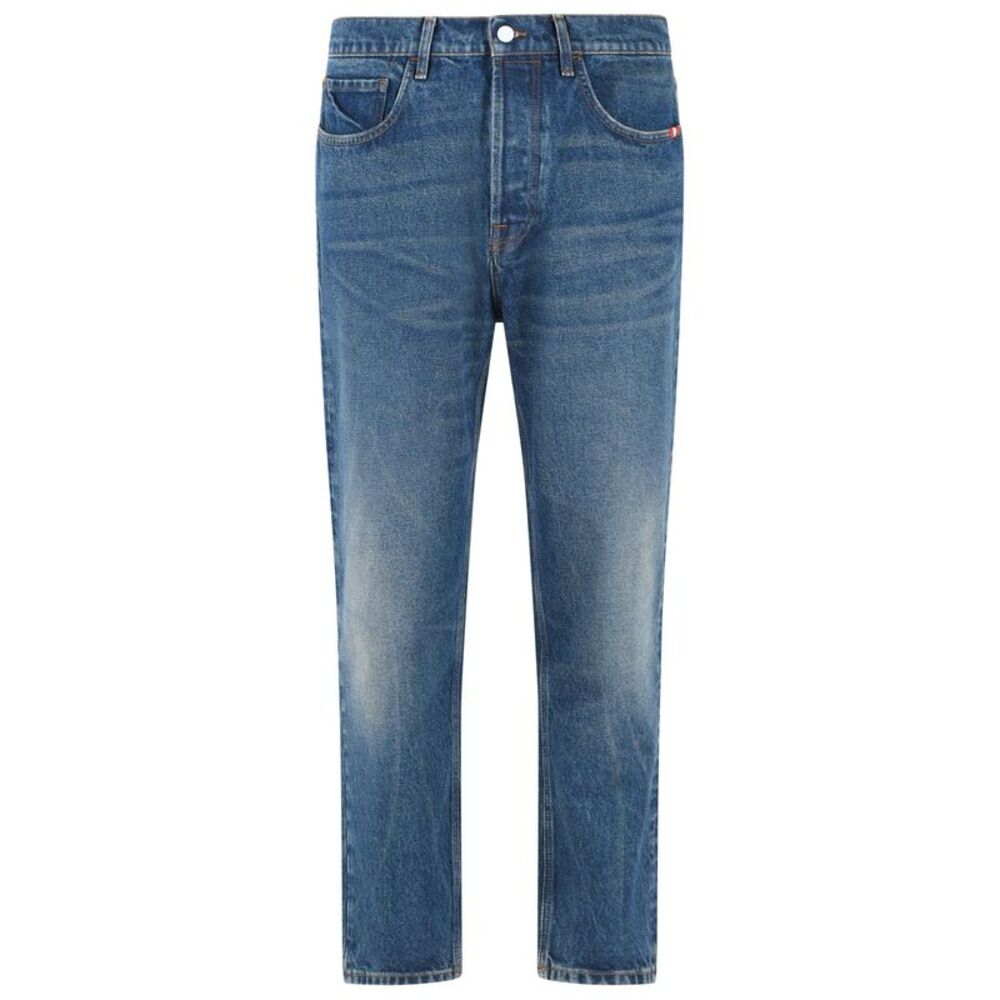 Amish 'Jeremiah' Blue Cotton Jeans Men